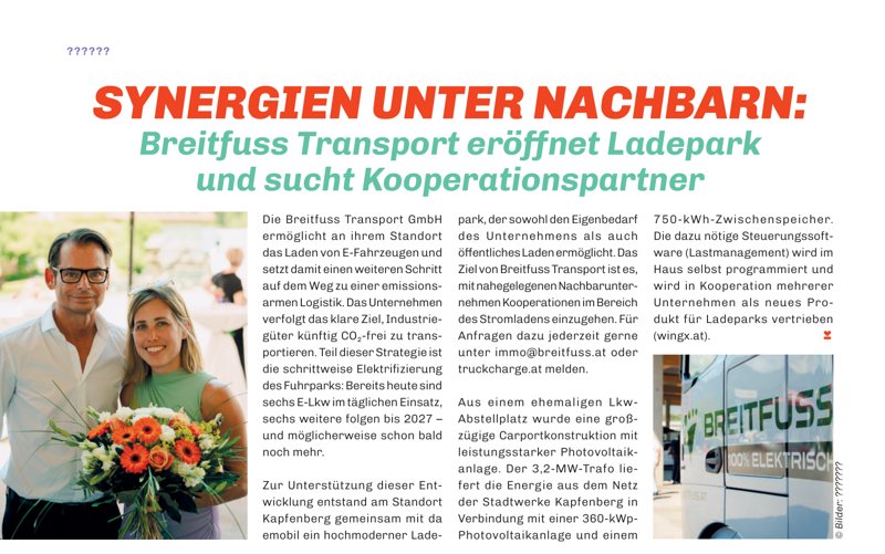 Amtsblatt Kapfenberg – Breitfuss eröffnet Ladepark